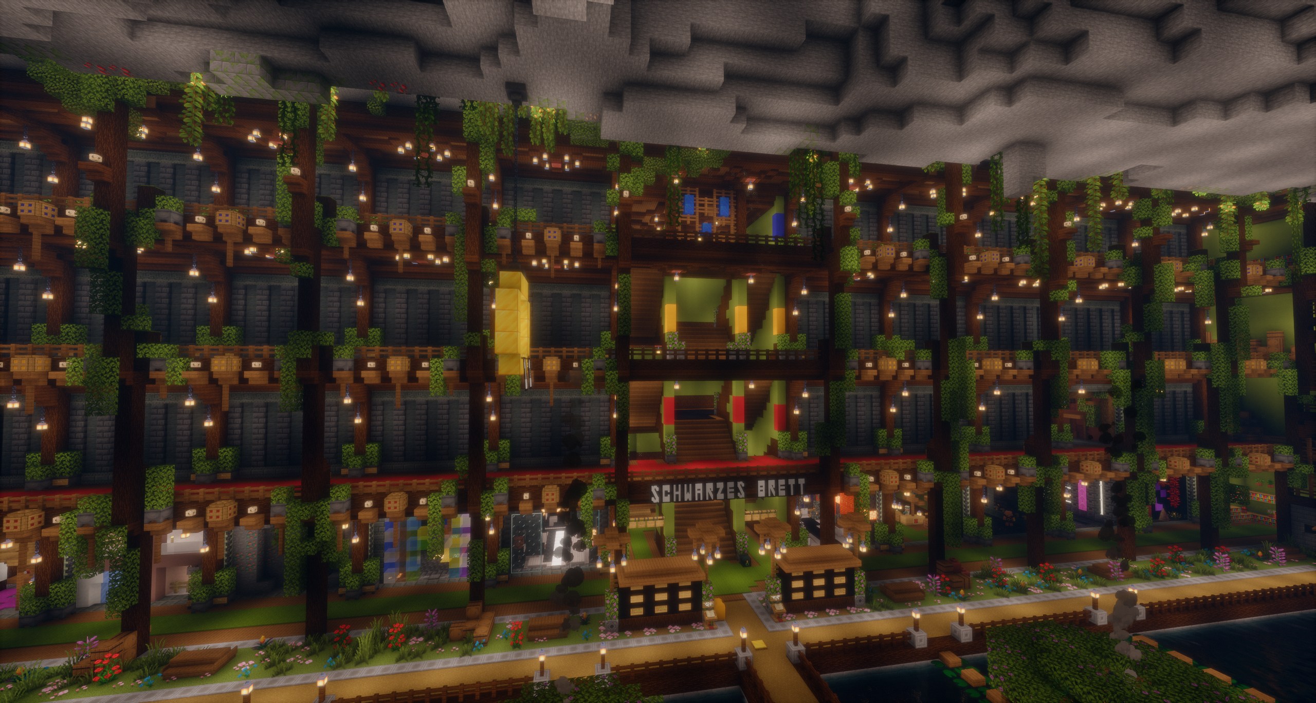 Screenshot: Spieler-Läden und Markt